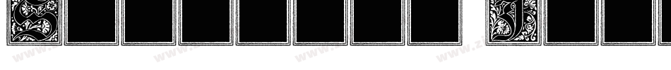 Saraband Initials字体转换